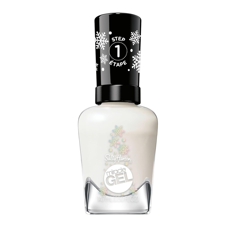 image:imageSally Hansen Miracle Gel Nail Polish Shade Slater Girl 809 05 Fl Oz Pack of 2917 Snow Day