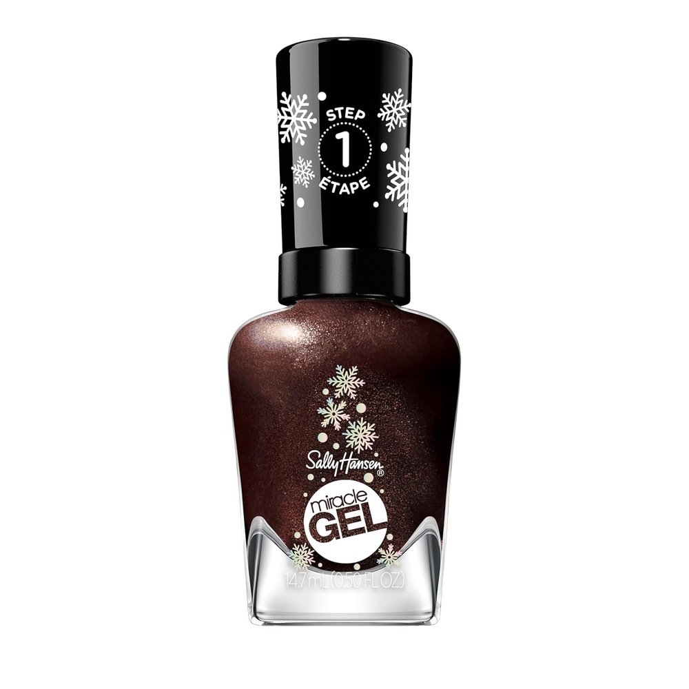 image:imageSally Hansen Miracle Gel Nail Polish Shade Slater Girl 809 05 Fl Oz Pack of 2922 Hot Cocoa Cuddles