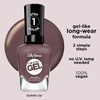 Sally Hansen Miracle Gel Nail Polish, Shade Slate-r Girl #809, 0.5 Fl Oz (Pack of 2)(202 Saddle Up)
