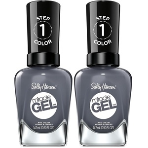 Sally Hansen Miracle Gel Nail Polish, Shade Slate-r Girl #809, 0.5 Fl Oz (Pack of 2)(809/285 Slate-r Girl)