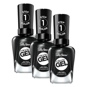Sally Hansen Miracle Gel Nail Polish, Shade Slate-r Girl #809, 0.5 Fl Oz (Pack of 2)(849 Ónix pected)
